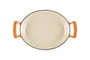 Assadeira Oval de Ferro Modern Heritage Le Creuset Laranja 28 cm