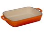 Assadeira Retangular Signature 37 cm Laranja Le Creuset