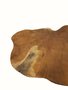 Bandeja com Alça Orgânica em Madeira Teka Thay Thay 48 x 38 cm