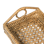 Bandeja em Rattan Ayala Natural Home 20 x 13 cm