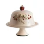 Boleira com Pé Frutas e Flores Zanatta Casa 27 cm