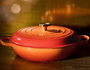 Caçarola Buffet Signature Le Creuset Flamme Dorée 30 cm