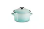 Caçarola Redonda em Aço Inox Esmaltado Le Creuset Cool Mint 20 cm