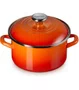 Caçarola Redonda EOS em Aço Inox Esmaltado Le Creuset Laranja 20 cm