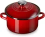 Caçarola Redonda EOS em Aço Inox Esmaltado Le Creuset Vermelho 20 cm