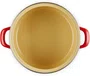 Caçarola Redonda EOS em Aço Inox Esmaltado Le Creuset Vermelho 20 cm
