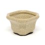 Cachepot Quadrado PP Bege Taj Home 
