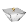 Caixa Riviera Nocc Grande Inox com Detalhes em Ouro 24K Riva 20 cm