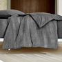 Capa de Duvet Queen Boss Sense 2,60 x 2,40 Boss Home Carvão