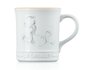Caneca de Cerâmica Seattle Zodíaco Aquário Le Creuset Branco 400 ml