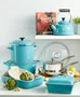 Caneca de Cerâmica Seattle Le Creuset Azul Turquesa 400ml