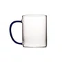 Caneca em Vidro Borossilicato Azul 420 ml