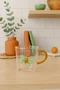 Caneca em Vidro Borossilicato Borboleta 320 ml