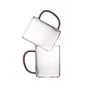 Caneca em Vidro Borossilicato Rosa 420 ml
