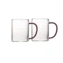 Caneca em Vidro Borossilicato Rosa 420 ml