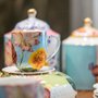 Caneca Grande de Porcelana Flowers Royal Pip Studio 325 ml