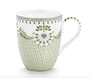 Caneca Grande Tiles Pip Studio Verde Claro 350 ml