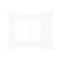 Almofada Lutece 300 Fios Yves Delorme Branco 31 x 42 cm