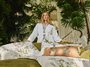 Capa de Duvet Queen Jardins Yves Delorme Paris 2,60 x 2,40 m