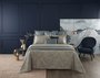 Capa de Duvet Queen Rameaux 300 Fios Yves Delorme Estampado