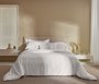 Capa Duvet Super King Dominicani 600 Fios Trussardi Branco