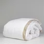 Capa Para Duvet King Bamboo Artelassê Branco/Kaki