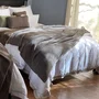 Capa Para Duvet Queen Bamboo Artelassê Branco/Kaki