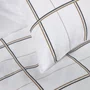 Capa para Duvet Casal Boss Check Boss Home Branco
