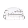Capa para Duvet Queen Boss Check Boss Home Branco