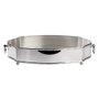 Centro de Mesa Classic Grande com Cordão Croisé St James Níquel 58 cm
