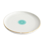 Centro de Mesa Redondo em Porcelana M Azul Gaia Home Deisgn 25 cm