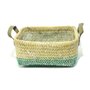 Cesto de Bambu com Alça Antica 35 x 43 x 18 cm
