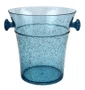 Champanheira Redonda 3,8 Litros Acrílico Bubble Azul