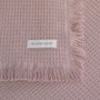 Colcha Casal Cotone c/ Franja Buddemeyer Luxus Rosa 2,20 x 2,50 m