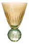 Conjunto 02 Taças de Vidro Ribeiro e Pavani Âmbar