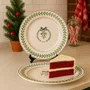 Conjunto 06 Pratos de Sobremesa Natal Renaissance Luiz Salvador