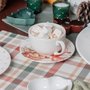 Conjunto 06 Pratos De Sobremesa Sweet Christmas Alleanza Cerâmica