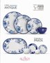 Conjunto 06 Pratos Sobremesa Antique Alleanza Cerâmica