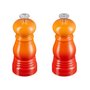 Conjunto 2 Mini Moedores de Sal e Pimenta Le Creuset Laranja 12 cm