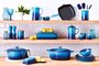 Conjunto De Dois Pegadores de Silicone Le Creuset Azure Blue