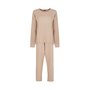Conjunto Longo G Lorella Trussardi Caramelo
