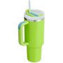 Copo Quencher Térmico com Canudo Stanley Bright Lime 1,18 litros