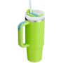 Copo Quencher Térmico com Canudo Stanley Bright Lime 887 ml