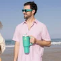 Copo Quencher Térmico com Canudo Stanley Tropical Teal 1,18 litros