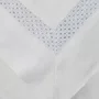 Capa Para Duvet Queen Linho Square Artelassê Branco