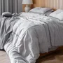Capa Para Duvet King Square Linho Artelassê Cinza