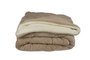 Edredom Genebra Sherpa LCL Queen Bege 2,20x2,40m