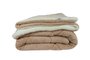 Edredom Genebra Sherpa LCL Queen Bege 2,20x2,40m