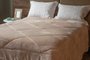 Edredom Genebra Sherpa LCL Queen Bege 2,20x2,40m