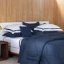Edredom Queen Grasso 300 Fios Trussardi Azul Siciliano 250cm x 270cm
